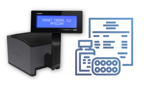 Posnet Thermal XL2 A (apteczna) – zdjęcie 3